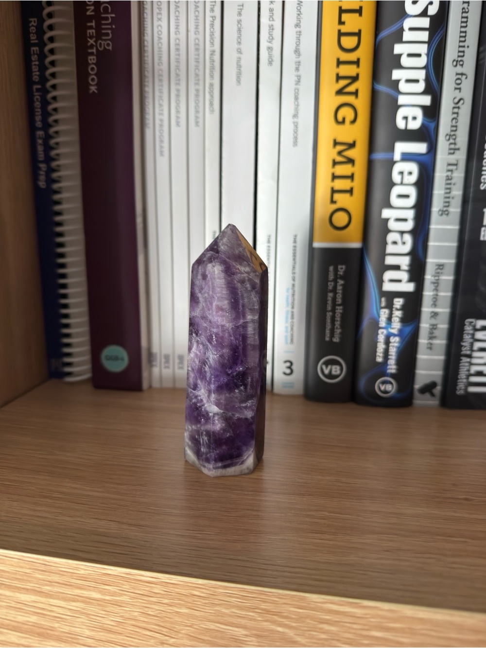Purple Amethyst Crystal Tower Point